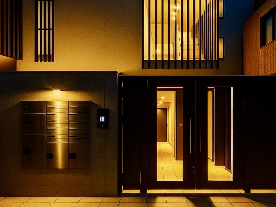 Exterior of MoonTed, a women-only massage salon near Yoyogi-Hachiman and Yoyogi Park