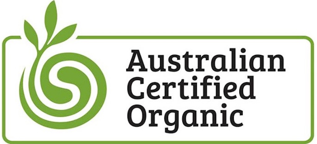 ムーンテッド（MoonTed）の日記より、オーストラリアのオーガニック認証「Australian Certified Organic」のロゴ